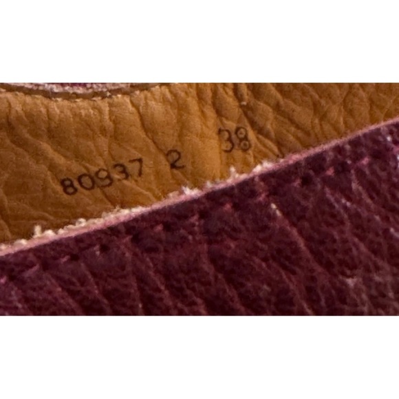 Chie Mihara Platform Sandals Heels Strappy Buckle Sz 8 EU 38 Red Leather Spain - Picture 9 of 10